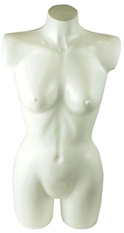 040333 BUSTO DE MUJER COLOR BLANCO