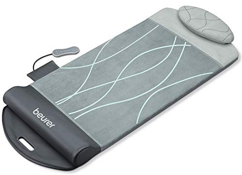 Beurer MG280 Yoga and Stretching Mat, 7 Inflating Air Chambers Position your Body into Accurate Yoga and Positive Stretch Positions, Vibration Massage Function, Heat Function
