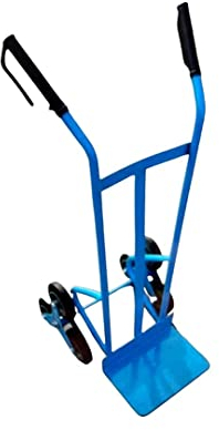 Bricoutlet Carrello Bravetta Portacasse a 3 ruote ideale per scale portata massima KG.200 (Pedana di appoggio 35x25cm)