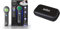 Braun No touch + touch Thermometer mit Age Precision schwarz, BNT400 & Braun Protective Aufbewahrungstasche für ThermoScan Ohrthermometer