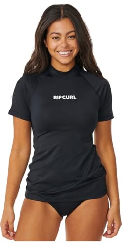 RIP CURL Women's Classic Surf Short Sleeve UPF 50+ Rashguard Rash Guard Shirt