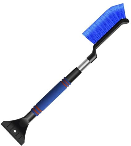 Snow Shovel, Anti-Freezing Shovel, Anti-Cracking Snow Shovel, Utility Snow Brush for Car, Ergonomic Handle Snow Shovel for Winter, Long-Lasting Ice Scraper for, Trucks, SUVs, Snowmobiles