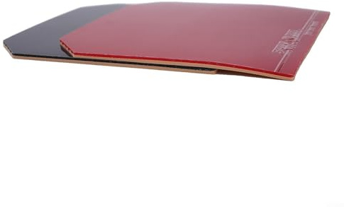 Oniissy Goma de tenis de mesa con esponja de 2,1 mm, dureza 40, repuesto para raqueta de ping pong, control de velocidad, juegos de interior, artículos deportivos (negro + rojo)