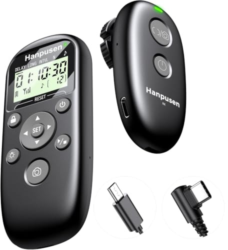 Rechargeable Wireless Intervalometer Shutter Release for Sony Cameras - Time-Lapse, Star Trails, Interval & BULB Exposure Remote with OLED Display for Sony A7 IV/A7 III/A6700/FX3/FX30/A6400/A6100/ZV-1