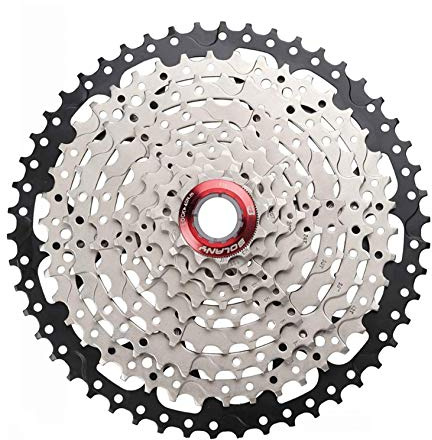 BOLANY Casete de velocidad 11-32T 11-36T 11-40T 11-42T 11-46T 11-50T 11-52T Relación amplia MTB 10 velocidades Parte de bicicleta engranaje con extensión de cambio trasero