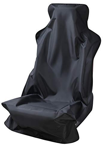 Magca Car Seat Protector, Waterproof Seat Cover, Front Seat Cover for Universal Car Seat, Black color, Pack of 1