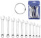 Ldirect Mini Wrench Ausrüstung Schlüsselsatz Gabelschlüssel Kombischlüssel Kleiner Schlüsselsatz, Metrisch und SAE (MET) No