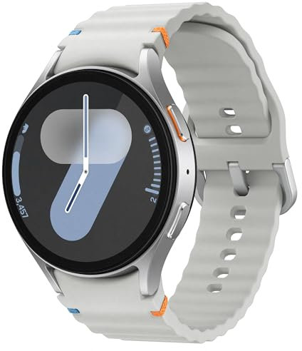 Samsung Galaxy Watch7 Silver with Galaxy AI, Smart Watch, Health Monitoring, Fitness Tracker, 44mm, LTE, 3 Year Extended Warranty (UK Version)