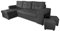 NAWSTOL - Ecksofa Couch Leon mit Schlaffunktion und Bettkasten - Modern Sofa für Wohnzimmer - Links/rechts montierbar (Grau)