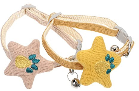 GREENADSCAPE Zeckenhalsband Für Katze Und Hund Verstellbares Haustierhalsband Mit Cartoon-Muster Bequem Und Dekorativ Für Picknicks Und Feiertage