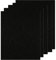 FTXanty Feltro Autoadesivo 5 pezzi Fogli in Feltro 30 x 20cm A4 4mm Feltrini Adesivi Mobili Cursori Nero per Artigianato Mobili Pavimento Protettivo DIY