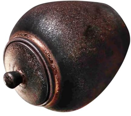 VILLCASE Barattolo in Ceramica Stile Cinese con Coperchio Ermetico Contenitore per Tè Sfuso e Alimenti Secchi Vaso da Cucina per Conservazione Prolungata Design Tradizionale Elegante