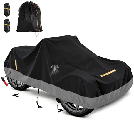 Can Am Ryker 420D Oxford - Funda impermeable compatible con Can-Am Ryker 600/900/Sport/Rally Edition - Funda protectora para exteriores con protección solar para vehículos de tres ruedas contra el