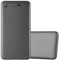 Cadorabo Hülle kompatibel mit Sony Xperia XZ1 Schutzhülle TPU Silikon Case Metallic Design Slim Kratzfest Weiche Gummi mit Rundumschutz Case Hülle für Sony Xperia XZ1 in Grau