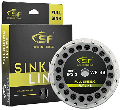 SF Voll sinkende Fliegenschnur Gewicht Forward Taper Fliegenschnur WF 6 90FT IPS3