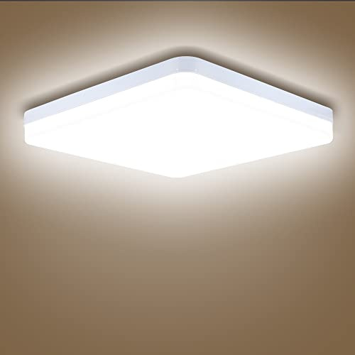SUNZOS LED Ceiling Light, 36W 4250LM Ceiling Lights LED Panel Light Kitchen Lights Ceiling Natural White 4000K Ceiling Lights for Bedroom Living Room Kitchen Hallway Balcony