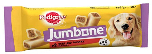 Pedigree Jumbone Adult Medium Dog Treat Beef & Poultry 2 Chews 180g