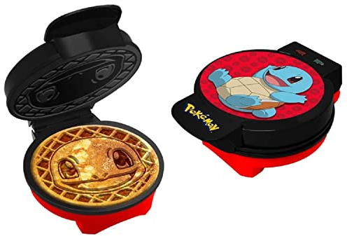 Uncanny Brands Pokémon Squirtle Waffle Maker – Make Squirtle Waffles at Home – Fun Kitchen Appliance – Non-Stick, Compact and Easy to Clean