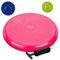Relaxdays Balance Kissen, 2 Massagebälle, Ø 32 cm, bis 140 kg, ergonomisches Wackelkissen mit Noppen, Luftpumpe, pink