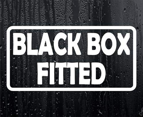 Car Sticker Black Box Fitted Novelty Bumper Window Boot Door Young Driver Decal Present