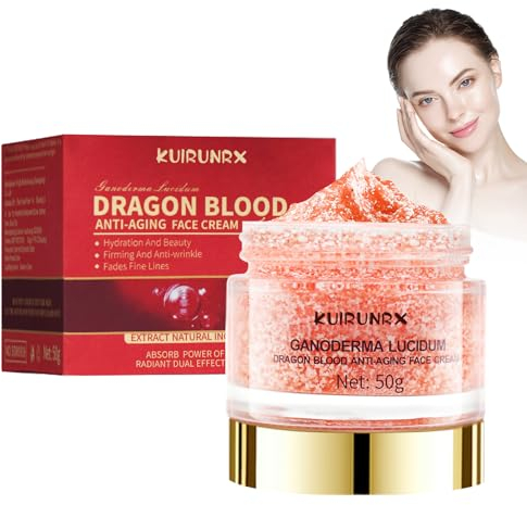 KUIRUNRX® Dragon's Blood Easy Cream, Crema Viso Anti-Rughe, Dark Spot Correcting Serum Dragon Blood Cream, Per lo Sbiancamento Della Pelle e la Riduzione delle Rughe (50 G)