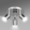 URAQT Faretti da Soffitto Orientabili, Faretti LED da Soffitto con 3 Attacco GU10, Lampadario Faretti LED Soffittos, Moderna Faretto da Parete Interno per Barra, Cameretta, Cucina, Senza Lampadina