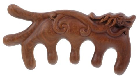 Healeved Wooden Scalp Mit Zähnen Sandelholz Massagewerkzeug Für Entspannende Kopfmassagen Und Hautpflege Für Zuhause Und Spa