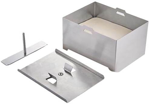 Fabricante De Queso,Molde para Queso con Drenaje y Bandeja de Goteo | Fabricante de Panir Reutilizable para Cocina Hogar Comedor Familiar Restaurante