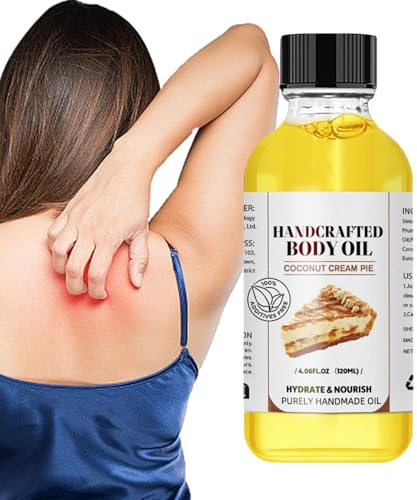 Kroppsolja för vård av torr hud | 120 ml fuktgivande och lätt | närande vård för huden, för kvinnor flickor hemma på språng