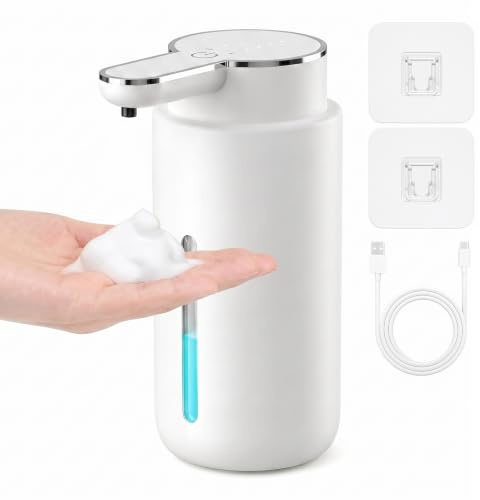 400ml Dispensador Jabón Baño, 4 Niveles Espuma Dispensador Jabon Baño