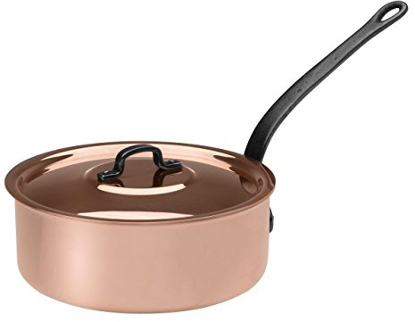 Baumalu Kupfer Schmorpfanne, Sauteuse, mit Deckel Ø 16 cm