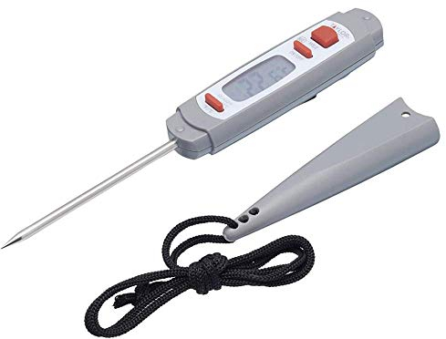 Taylor Pro - Thermomètre à Viande avec Sonde et Manchon de Protection Antimicrobien, Plastique/Acier Inoxydable, 18 cm
