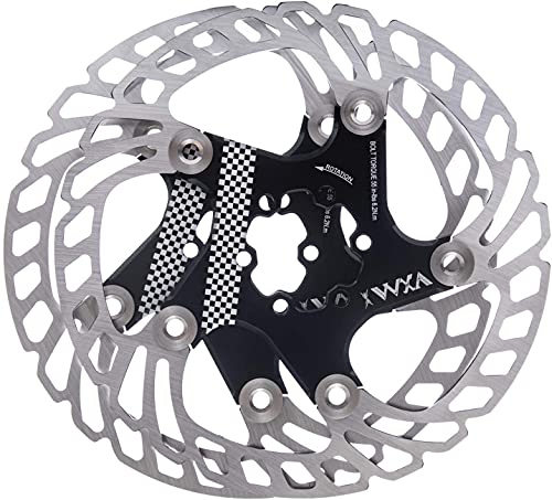 YBEKI Premium Floating Disc Brake Rotor 140/160/180/203mm - CNC Machined SUS420 Stainless Steel & T6 6061 Aluminum | 30% Heat Reduction | Shimano/SRAM/TRP 6-Bolt Compatible (black, 160mm)