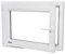Fenster Aluplast - Kunststofffenster Anthrazit BxH 85x60 cm - Garagenfenster/Gartenhausfenster/Kellerfenster 2-fach Verglast - Din Links - Funktion Dreh Kipp