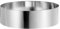 sourcing map Round Cake Ring 7 x 2 Inch Seamless Stainless Steel Pastry Mousse Dessert Ring Mirror Coating for Baking Cooking Making Tool