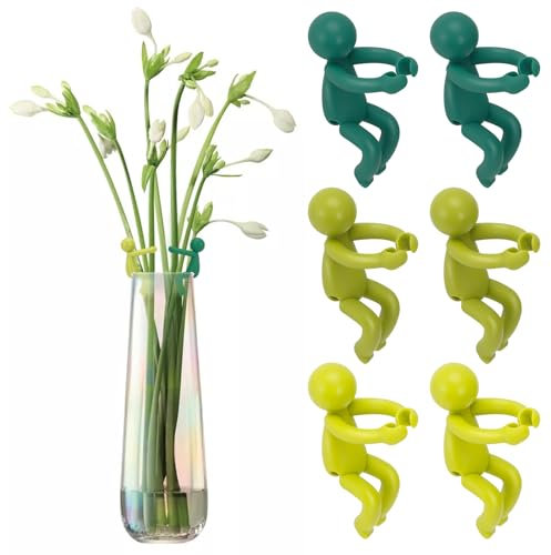 AYSYR 6 supporti per piante per talee e piante, accessori per piante, regalo per gli amanti delle piante, supporto per germogli, supporto per fiori riutilizzabile