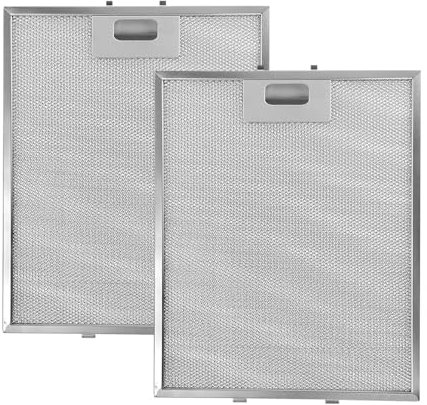 Filtro in metallo per cappa, filtro per collettore di olio e gas, accessori da cucina in alluminio, universali per cappa da cucina, filtro di ricambio (318 x 258 mm)