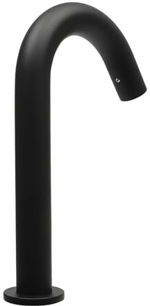Rubinetto a sensore a infrarossi, con sensore automatico, in acciaio inox, con portata di 10 cm, funzione anti-spruzzo, senza contatto, per bagno, cucina, ospedale