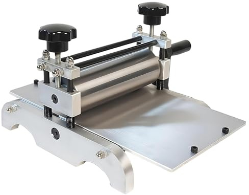 Prensa De Grabado Manual Con Máquina De Impresión Duradera, Rodillo Ajustable Y Estructura Totalmente Metálica, Impresión Nítida En Papel, Madera Y Cobre