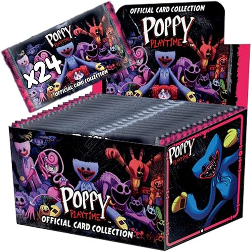POPY PLAYTIME 24 Bustine Ufficiali Diramix, Ogni bustina contiene 5 Carte Collezionabili