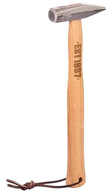 PICARD Martillo de cerrajero EST.1857 300 g | El martillo para ti | Martillo forjado con mango de nogal encerado | Pista y aleta de precisión | Artesanal | Martillo de cerrajero 300 g