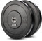 Lex Quinta Bumper Plate/Vollgummi 2x15kg Hantelscheiben für 50mm Hantel Stangen