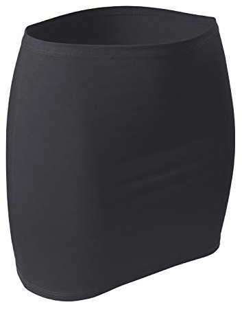 CFLEX dam variotube njurvärmare, skjorta förlängning, minikjol av bomull, antracit, XL/XXL