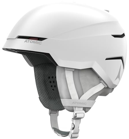 ATOMIC Savor AMID Skihelm in White Heather Größe S - Unisex für Erwachsene - 360° Fit System - Überlegener Aufprallschutz - Aircon Belüftungssystem - Kopfumfang 51-55 cm