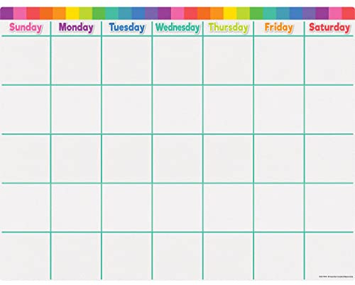 Teacher Created Resources® Colorful Calendar Write-On/Wipe-Off Chart