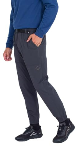 Hurley Phantom Camper Outsider Jogger Pantalones, Gris Piedra Oscuro, S para Hombre