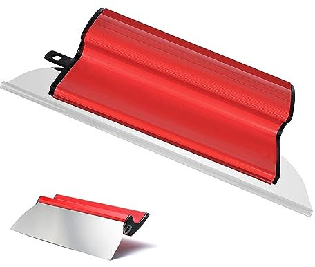 Espátula de superficie profesional de acero inoxidable, herramienta de pared, para acabado de paneles de yeso, espátula de alisado, cuchillas de skimming flexibles para enlucido de paredes y techos