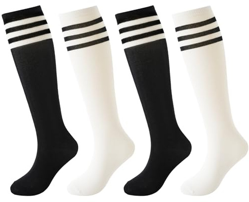 BISOUSOX Chaussettes de football pour enfants filles et garçons, chaussettes de football junior, vêtements athlétiques pour le rugby, le hockey, l'entraînement, cadeaux pour la rentrée scolaire