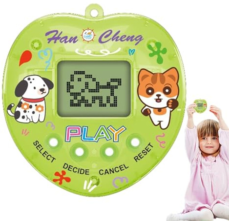 Machine de jeu électronique pour animaux de compagnie, jeu numérique pour animaux de compagnie - Machine de jeu portable rétro avec 168 animaux domestiques,Jeu nostalgique d'animaux numériques