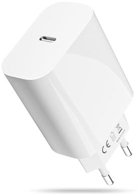 20W USB C-Adapter, USBC Strömadapter Laddare för Phone 16/16Pro/16Pro Max/16Plus/15Pro/15Pro Max/15Plus/15/14/13/12/11 SE, iPad, Laddningsadapter USB C PD3.0-Kontakt Laddare Strömkontakt